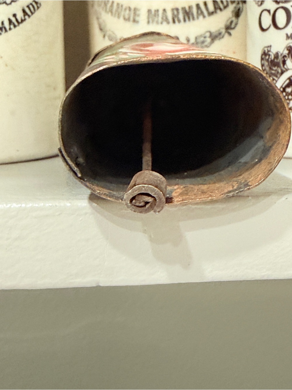 Antique Hand-Painted Floral Farmhouse Cowbell-1800’s - Picture 10 of 15